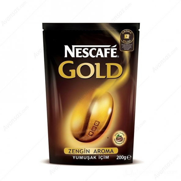 Nescafe Gold 200 gr Poşet, 4 adet