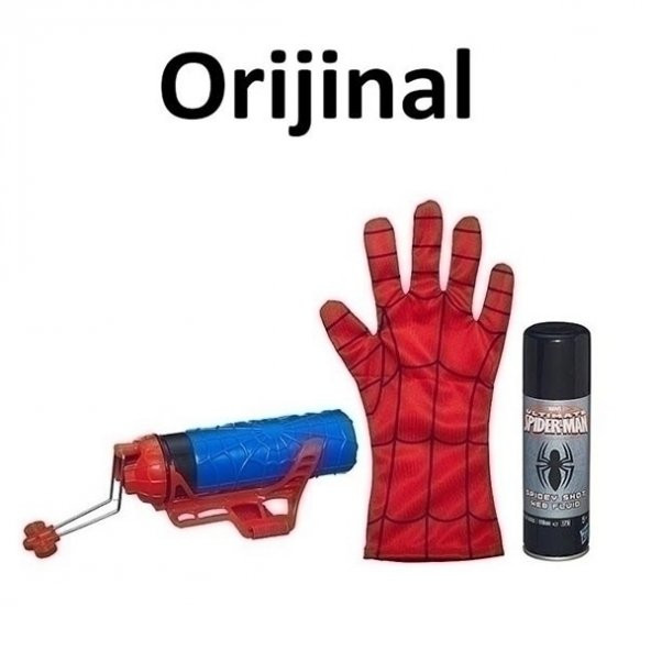Spiderman Macera Seti - Örümcek Adam Ağ ve Su Atan Eldiveni ve Sp