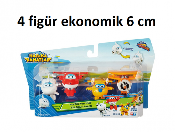Harika Kanatlar Oyuncak 4&primelü Set Astra Jett Donnie Grand Albert