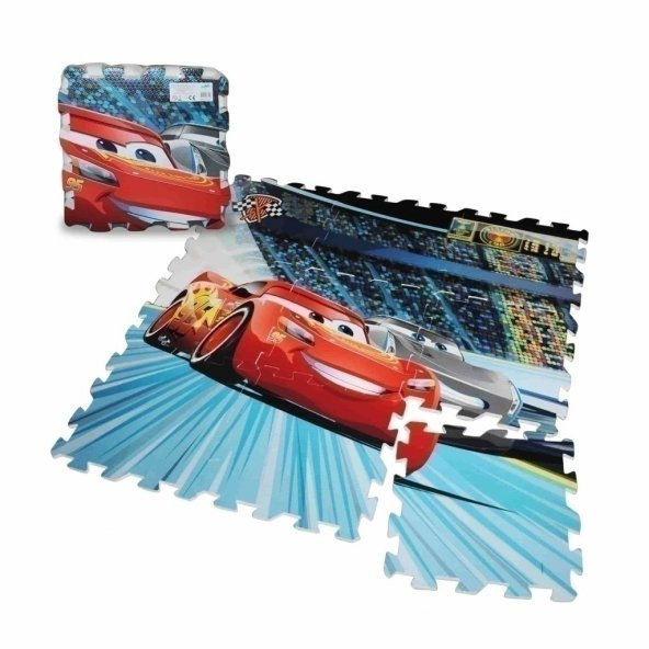 Arabalar Şimşek McQueen Yer Matı - Çocuk Oyun Karosu - 3