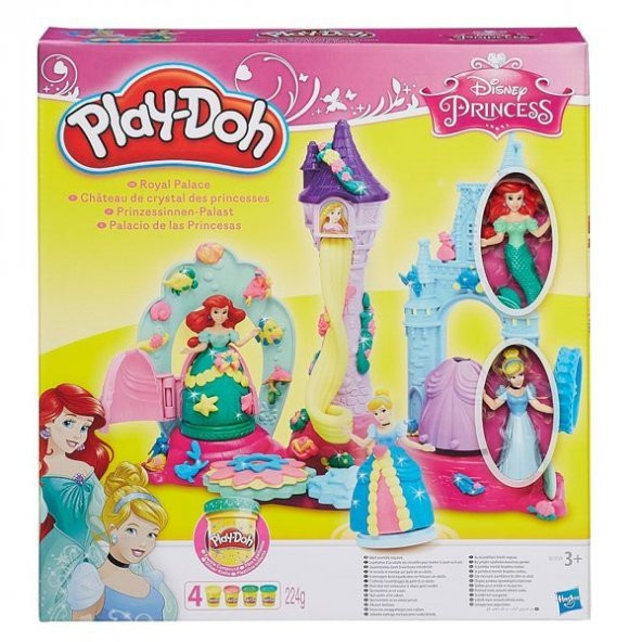 Prensesler Ariel ve Sindirella Kraliyet Sarayı - Play Doh