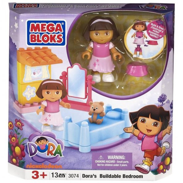 Mega Bloks Dora Oyuncak Yatak Odası