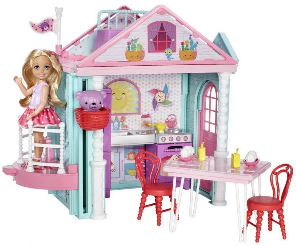 Barbie Chelseanin İki Katlı Evi (Chelsea Kulüp Evi) Oyuncak DWj50 - 3