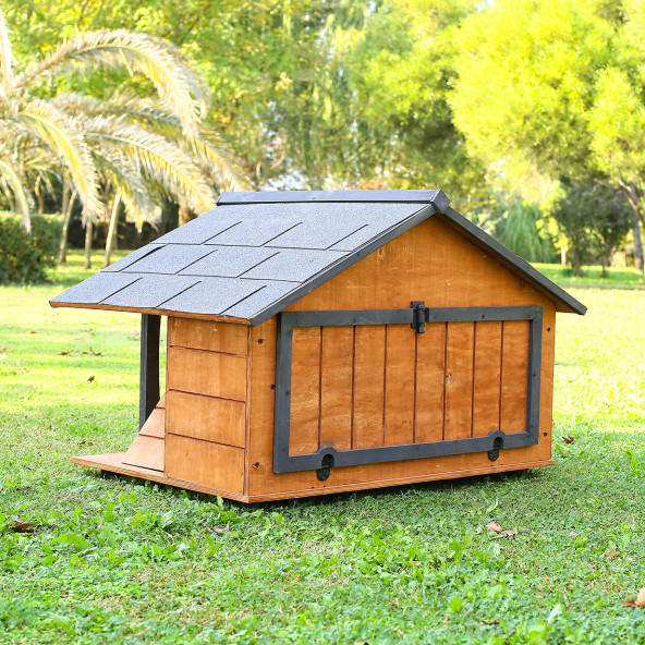 Mandu Ahşap Lüks Kedi Evi - 3