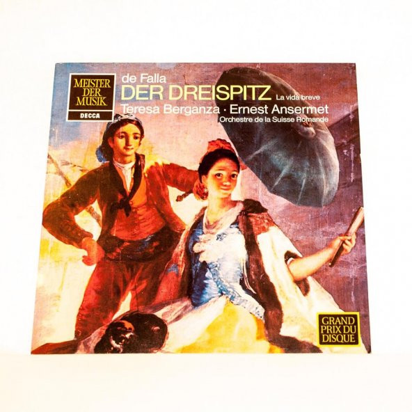 PLAK-DeFalla-Teresa Berganza-Der Dreispitz / La Vida Breve