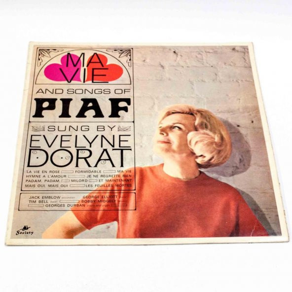 Plak-Evelyne Dorat- Ma Vie And Songs Of Piaf