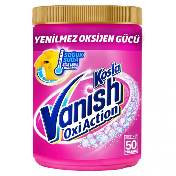 Vanish Kosla Leke Çıkarıcı Gold Toz 1000 gr Renkliler İçin - 2