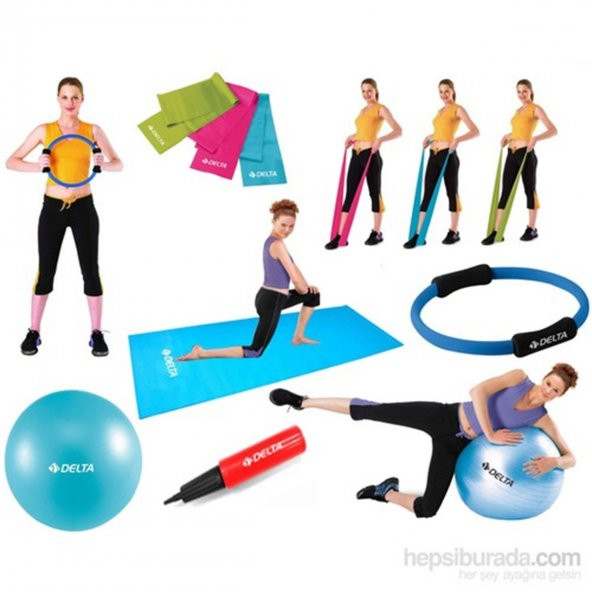 Delta C8-6525 Pilates Egzersiz Seti