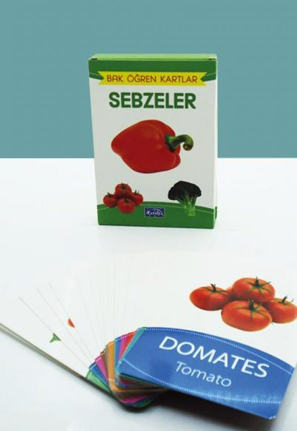 Sebzeler - Bak öğren Eğitici Öğretici Kartlar