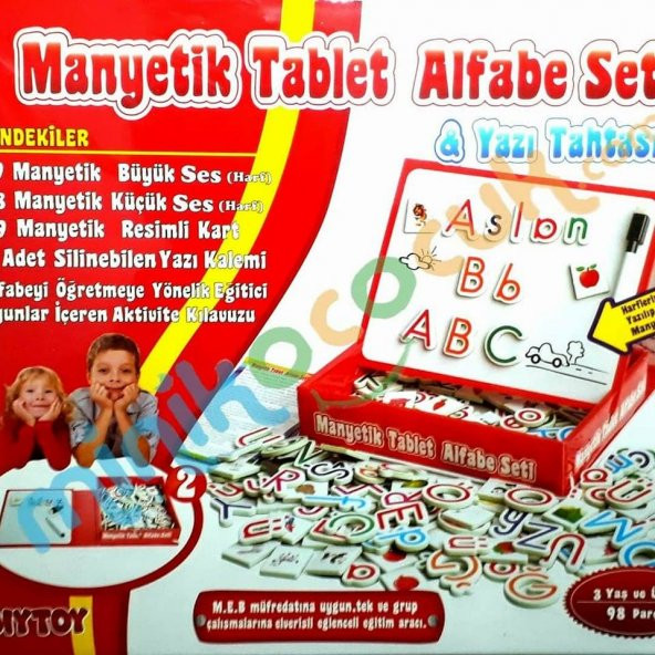 Manyetik Alfabe Seti (4-6yas)