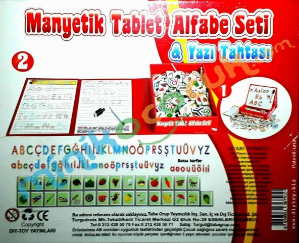 Manyetik Alfabe Seti (4-6yas) - 2