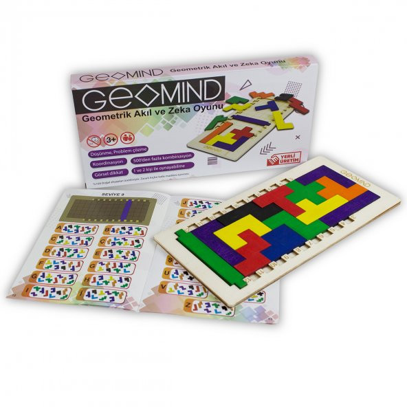 Geomind Eğitici Geometrik Akıl ve Zeka Oyunu 4-99 Yaş