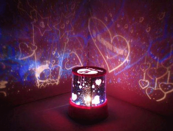 Star Love Projeksiyonlu Gece Lambası
