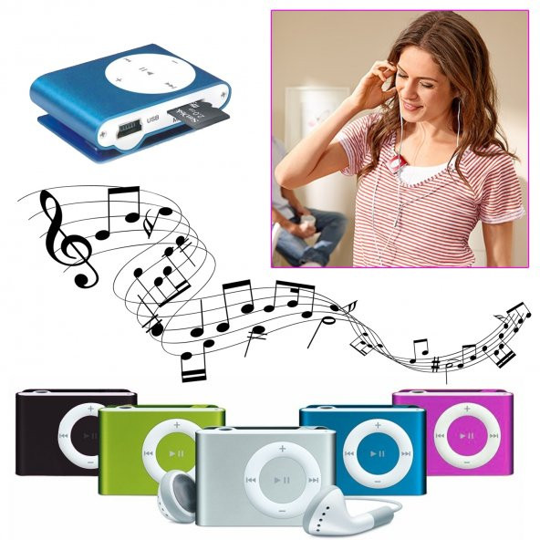 Mini MP3 Player-Siyah