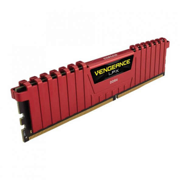 CORSAIR Vengeance Lpx Kırmızı 8GB 2400Mhz DDR4 Soğutuculu CL16 Pc