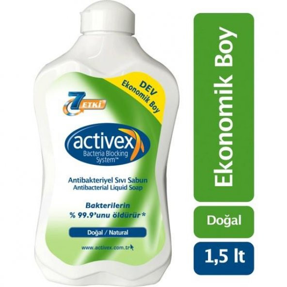 Activex Sıvı Sabun 1500ml Doğal Koruma