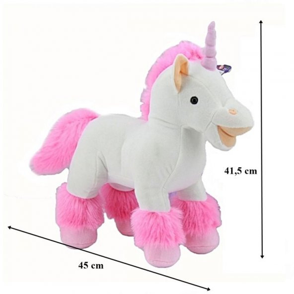 Büyük Unicorn Peluş Oyuncak - 4