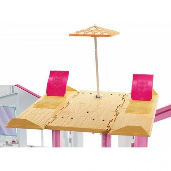 Barbie Muhteşem Malibu Evi Barbienin Evi Oyuncak Büyük Oyun Evi - 5