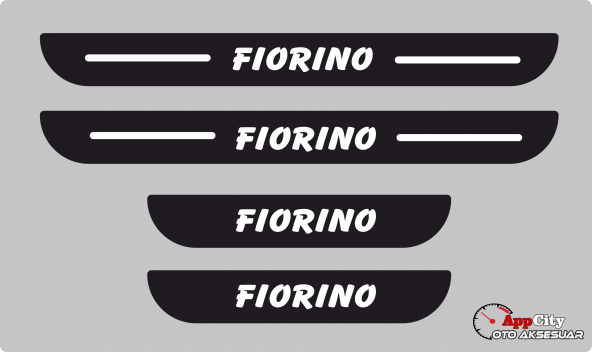 Fiat Fiorino Plastik Kapı Eşiği (4lü Set)