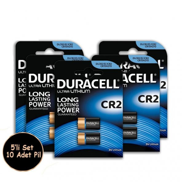 Duracell Ultra Lithium Pil DLCR2 10 Adet