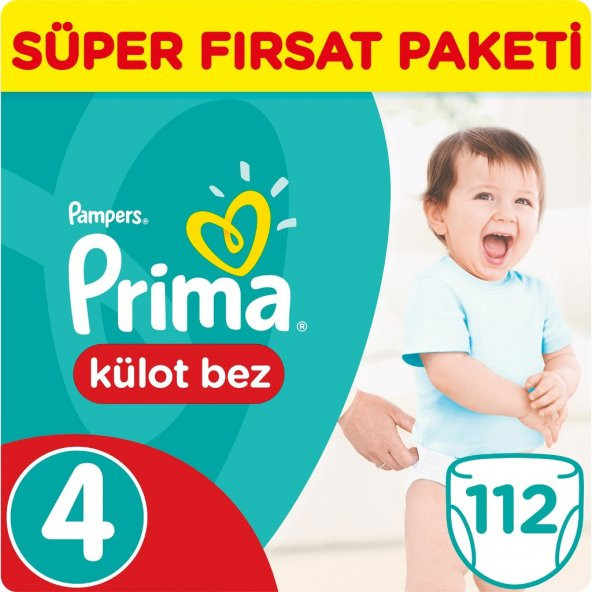 Prima Külot Bebek Bezi 4 Beden Maxi Jumbo Paket 56 Adet 3LÜ SET