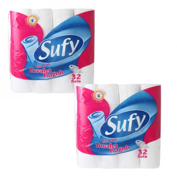 Suffy Çift Katlı Tuvalet Kağıdı 32  Li  2 Set