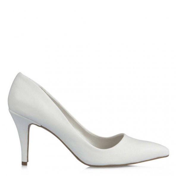 Gelin Ayakkabısı Beyaz   Stiletto - 4