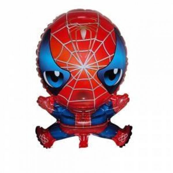 1 Adet Spiderman Örümcek Adam Folyo Şekilli Uçan Balon