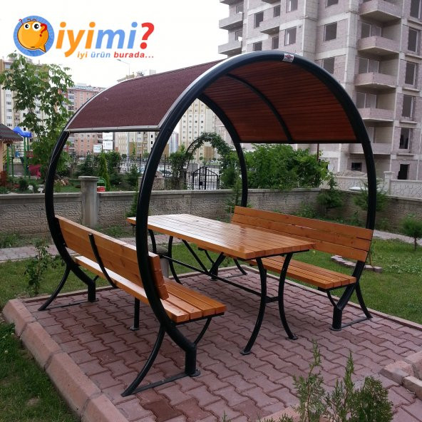 Daire Çatılı Piknik Masası Kamelya - 2