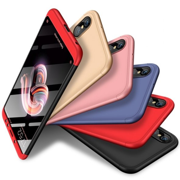 Xiaomi Redmi Note 5 Note 5 Pro 5A Kılıf 360 Tam Koruma + Nano CAM