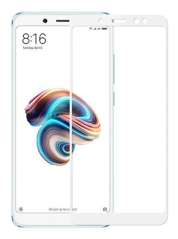 Xiaomi Redmi Note 5 5A Pro Prime Tam Ekran 3D Cam Ekran Koruyucu - 3