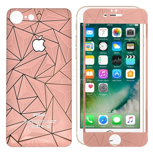 iPhone 7 - 7 Plus Kırılmaz Ön+Arka 3D Temperli Cam Ekran Koruyucu - 5