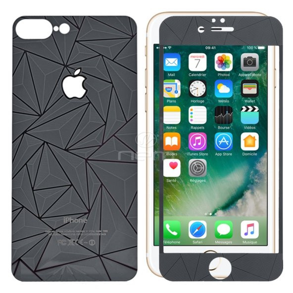 iPhone 7 - 7 Plus Kırılmaz Ön+Arka 3D Temperli Cam Ekran Koruyucu - 6