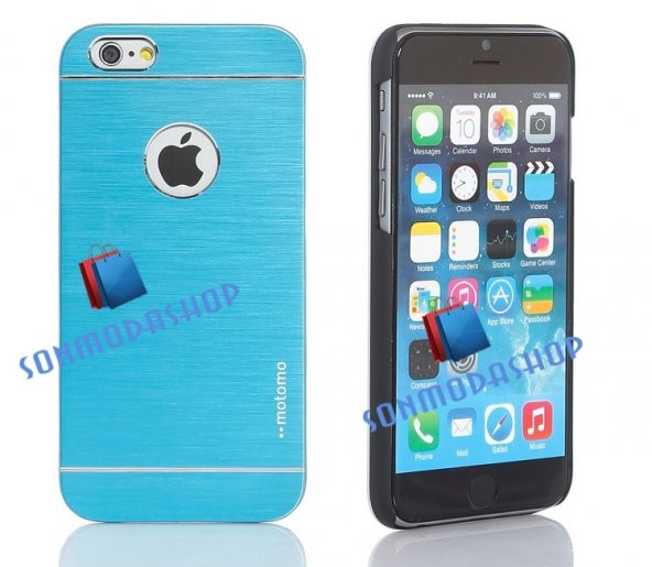 iPhone 6 6S iPhone 6 6S Plus Orjinal Motomo Metal Kılıf+Kırılmaz - 3