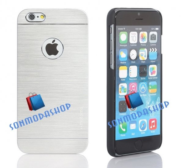iPhone 6 6S iPhone 6 6S Plus Orjinal Motomo Metal Kılıf+Kırılmaz - 4