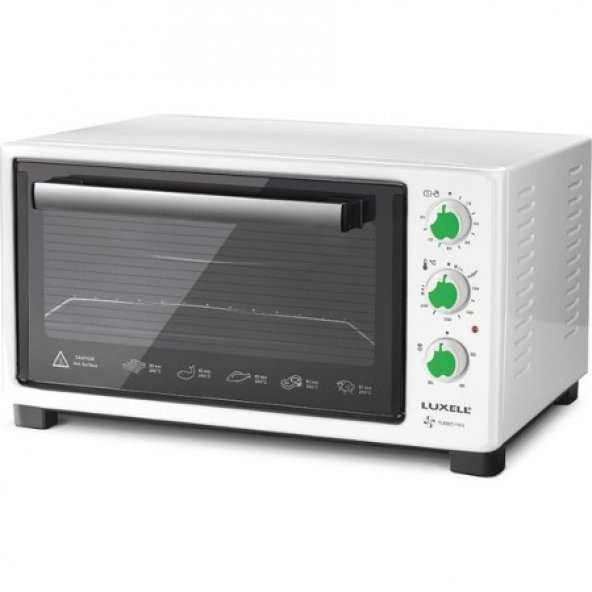 Luxell LX-13575 2018 Yeşil Elma Börekçi 50LT Mini Fırın - 4