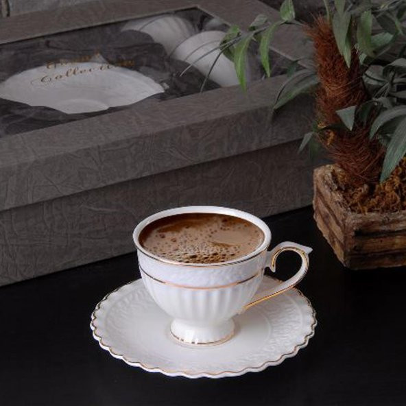 Gönül Collection 2li Kahve Fincan Seti Şık Tasarım ve Özel Sakla
