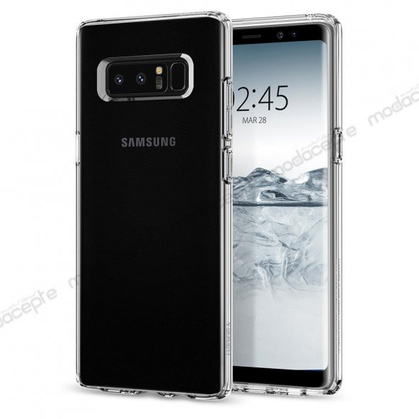 Spigen Samsung Note 8 Kılıf Liquid Crystal Koruyucu Arka Kapak Şeffaf - 4