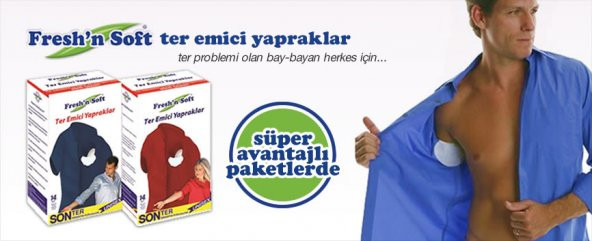 Fresh n Soft Ter Emici Yapraklar- Koltuk Altı Pedi - 14 Lü - 2
