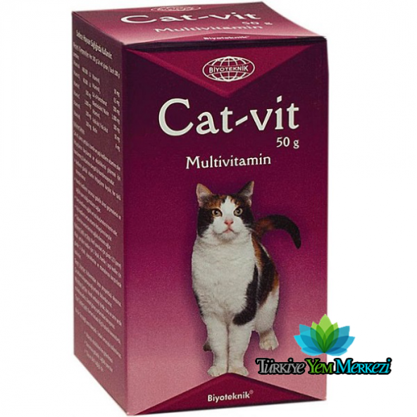 Biyoteknik Cat-Vit 50 Gram Kediler İçin Özel Multivitamin