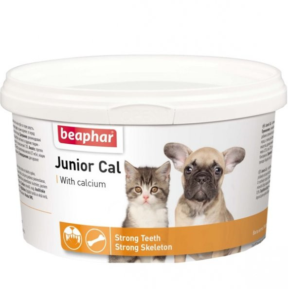Beaphar Junior Cal Yavru Kedi ve Köpek Mineral Vitamin Takviyesi