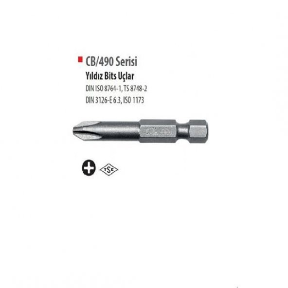 Cetaform Ph3x50mm Mıknatıslı Bits Uçlu Yıldız Tornavida Ucu