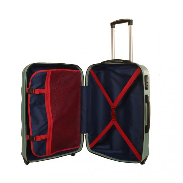 KMPY Fossil Orta Boy Yeşil Valiz  1224 - 5