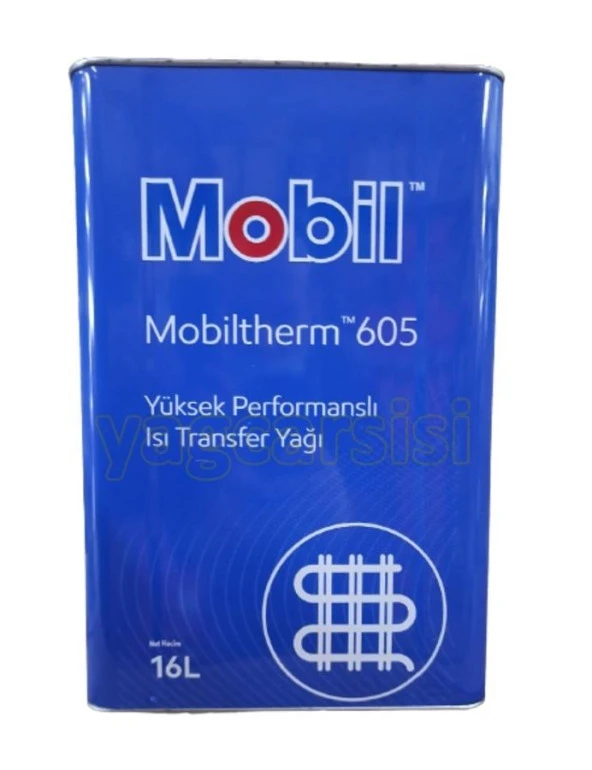 MOBİL THERM 605 TENEKE 16 LİTRE - ISI TRANSFER YAĞI