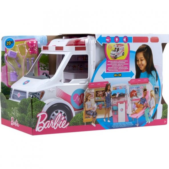 Barbie Barbienin Ambulansı FRM19 Lisanslı Orijinal Ürün