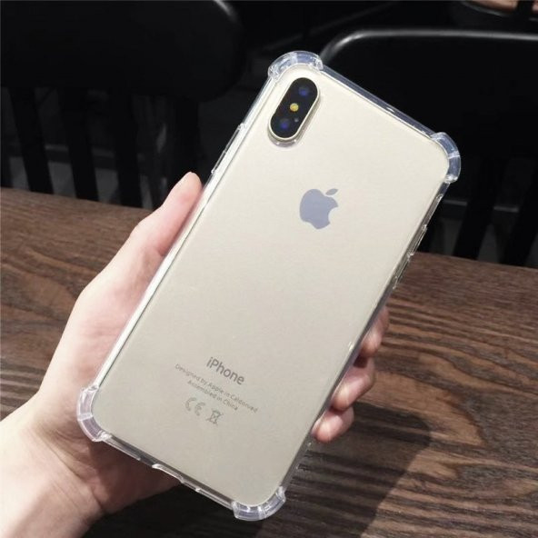 iPhone X Kılıf Nitro KöşeKamera Korumalı Kapak + Nano Cam Ekran K - 4