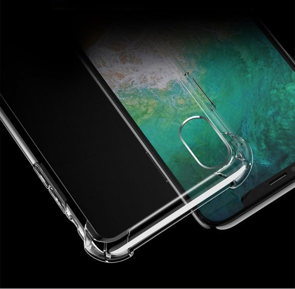 iPhone X Kılıf Nitro KöşeKamera Korumalı Kapak + Nano Cam Ekran K - 6