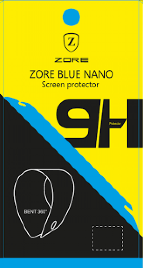 Samsung Galaxy C5 Pro Ekran Koruyucu Blue Nano Temperli Kırılmaz - 3