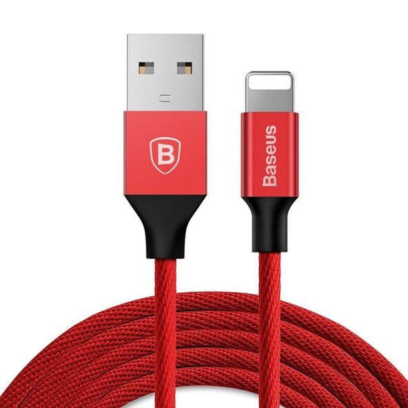 Baseus Yiven Apple iPhone Uzun Şarj Kablosu Lightning Örgülü 3 Me
