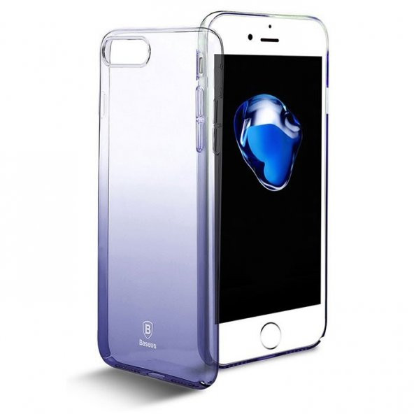 Baseus Glaze Mor iPhone 7 - 8 Kılıf Arka Koruyucu Kapak